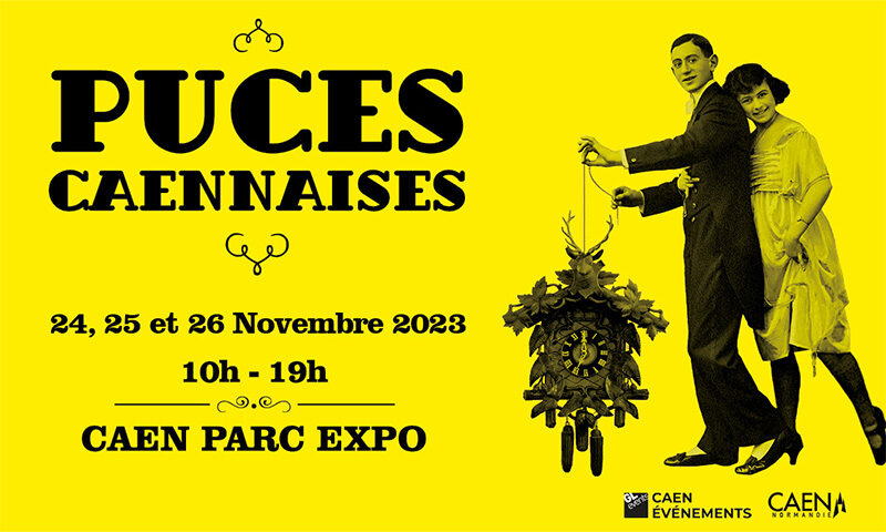 Affiche des Puces Caennaises 2023